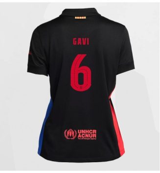 Nieuw Dames Barcelona Uitshirt 2024-2025 Paez Gavi #6 Korte Mouw Kopen