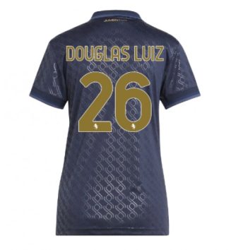 Nieuw Dames Juventus Derde Shirt 2024-2025 Douglas Luiz #26 Korte Mouw Kopen