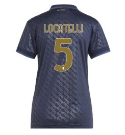 Nieuw Dames Juventus Derde Shirt 2024-2025 Manuel Locatelli #5 Korte Mouw Kopen