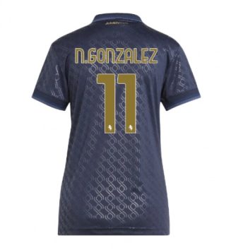 Nieuw Dames Juventus Derde Shirt 2024-2025 Nicolas Gonzalez #11 Korte Mouw Kopen