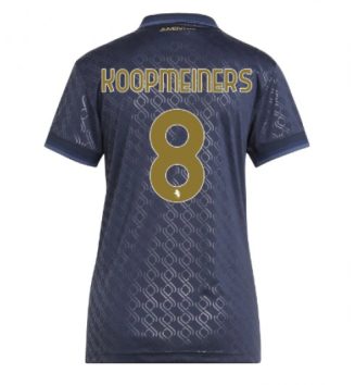 Nieuw Dames Juventus Derde Shirt 2024-2025 Teun Koopmeiners #8 Korte Mouw Kopen