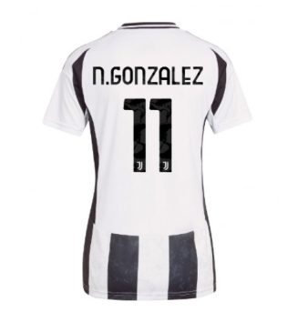 Nieuw Dames Juventus Thuisshirt 2024-2025 Nicolas Gonzalez #11 Korte Mouw Kopen