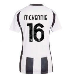 Nieuw Dames Juventus Thuisshirt 2024-2025 Weston McKennie #16 Korte Mouw Kopen