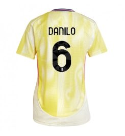 Nieuw Dames Juventus Uitshirt 2024-2025 Danilo Luiz #6 Korte Mouw Kopen