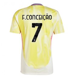 Nieuw Juventus Uitshirt 2024-2025 Francisco Conceicao #7 Korte Mouw Kopen