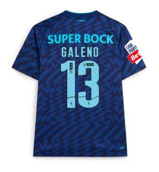 Nieuwste Porto Derde Shirt 2024-2025 Galeno #13 Korte Mouw Kopen